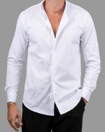 DEZIGN SIGNATURE MAO COLLAR SHIRT - Image 2