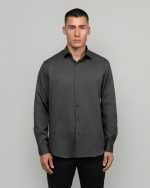 DEZIGN BIRDS-EYE TEXTURED SHIRT - Image 2