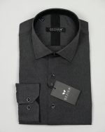 DEZIGN BIRDS-EYE TEXTURED SHIRT - Image 3