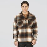 REBASE TEXTURED CHECK FLANNEL OVERSHIRT - Image 3