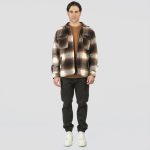 REBASE TEXTURED CHECK FLANNEL OVERSHIRT - Image 4