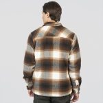REBASE TEXTURED CHECK FLANNEL OVERSHIRT - Image 6