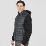 REBASE PUFFER GILET HOODIE - Image 10