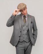 DEZIGN 3PIECE SLIM FIT SUIT IN PATTERNED - Image 3