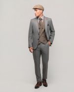 DEZIGN 3PIECE SLIM FIT SUIT IN PATTERNED - Image 4