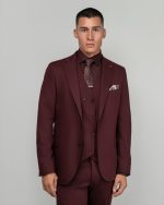 DEZIGN 3PIECE SLIM FIT SUIT IN PATTERNED - Image 3