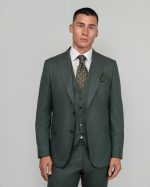 DEZIGN 3PIECE SLIM FIT SUIT IN PATTERNED - Image 3