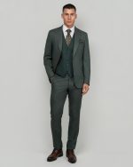 DEZIGN 3PIECE SLIM FIT SUIT IN PATTERNED - Image 4