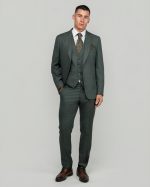 DEZIGN 3PIECE SLIM FIT SUIT IN PATTERNED - Image 5