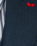 DZINE ELASTIC 3PIECE SLIM FIT SUIT IN PATTERNED - Image 4