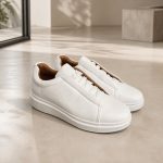 MONOCHROME SNEAKERS WITH CONTRAST SOLE - Image 8