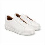 MONOCHROME SNEAKERS WITH CONTRAST SOLE - Image 9