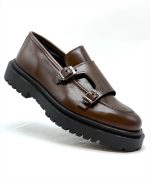 LEATHER MONK SHOES