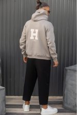 HENRY OVER BACK FLOCKED HOODIE LOGO - Image 9