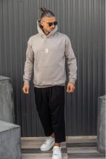 HENRY OVER BACK FLOCKED HOODIE LOGO - Image 10