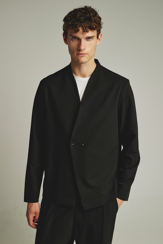 PCOC DEEP V-NECKLINE BUTTON CARDIGAN