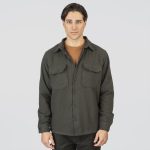 REBASE HEAVY FLANNEL OVERSHIRT
