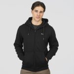 REBASE  ZIP THROUGH LOGO HOODIE - Image 3