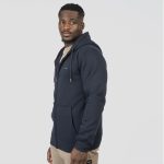 REBASE  ZIP THROUGH LOGO HOODIE - Image 13