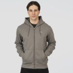 REBASE  ZIP THROUGH LOGO HOODIE - Image 16