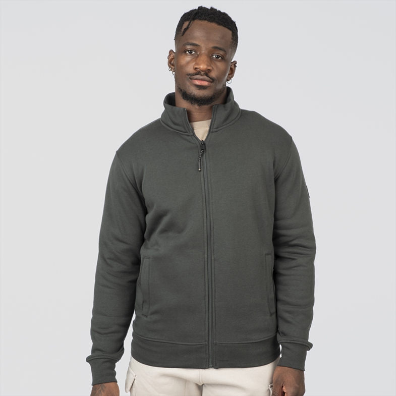 REBASE BRASHED FLEECE FULL ZIP
