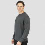 REBASE WAFFLE CREW NECK LOGO TEE - Image 8