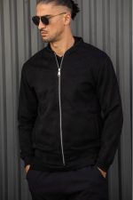 HENRY SUEDE LEATHER LIGHTWEIGHT CARDIGAN - Image 8