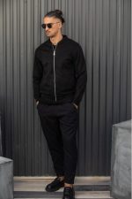 HENRY SUEDE LEATHER LIGHTWEIGHT CARDIGAN - Image 11