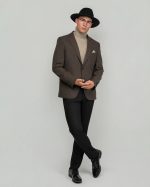 DEZIGN MELANGE TEXTURED BLAZER - Image 3