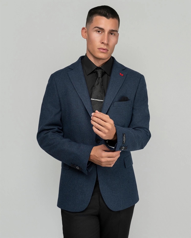 DEZIGN MELANGE TEXTURED BLAZER