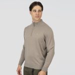 HIGH NECK KNITWEAR WITH 1/4 ZIP - Image 4