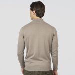 HIGH NECK KNITWEAR WITH 1/4 ZIP - Image 6