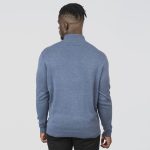 HIGH NECK KNITWEAR WITH 1/4 ZIP - Image 11