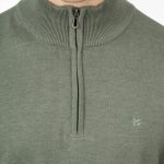 HIGH NECK KNITWEAR WITH 1/4 ZIP - Image 14
