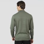 HIGH NECK KNITWEAR WITH 1/4 ZIP - Image 15