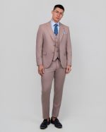DEZIGN 3PIECE SLIM FIT SUIT IN PATTERNED - Image 3