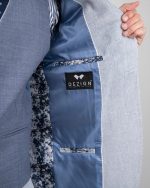 DEZIGN 3PIECE SLIM FIT SUIT IN PATTERNED - Image 6