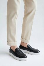 RIVIERA LACELESS LEATHER CHUNKY SHOES - Image 2