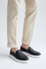 RIVIERA LACELESS LEATHER CHUNKY SHOES - Image 4