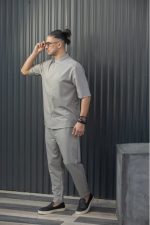 HENRY COMFORT TEXTURED TROUSERS - Image 9