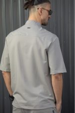 HENRY S/S EASYWEAR STAND UP COLLAR SHIRT - Image 9