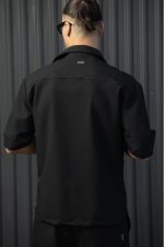 HENRY S/S EASYWEAR LAPEL UP COLLAR SHIRT - Image 6
