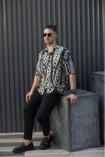 HENRY FLORAL PRINT S/S VISCOSE SHIRT - Image 3