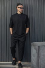 HENRY QUARTER BUTTON UP S/S SHIRT - Image 3