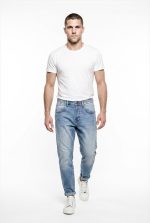 RIPPED SLIM FIT FADED JEANS - Image 2