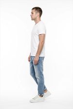 RIPPED SLIM FIT FADED JEANS - Image 4