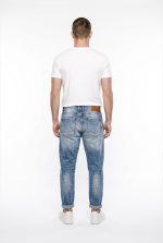 RIPPED SLIM FIT FADED JEANS - Image 5