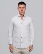 DEZIGN ABSTRACT PRINT COLLAR SHIRT
