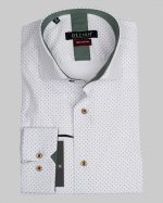 DEZIGN ABSTRACT PRINT COLLAR SHIRT - Image 3