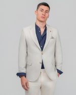 DEZIGN MELANGE TEXTURED BLAZER - Image 2